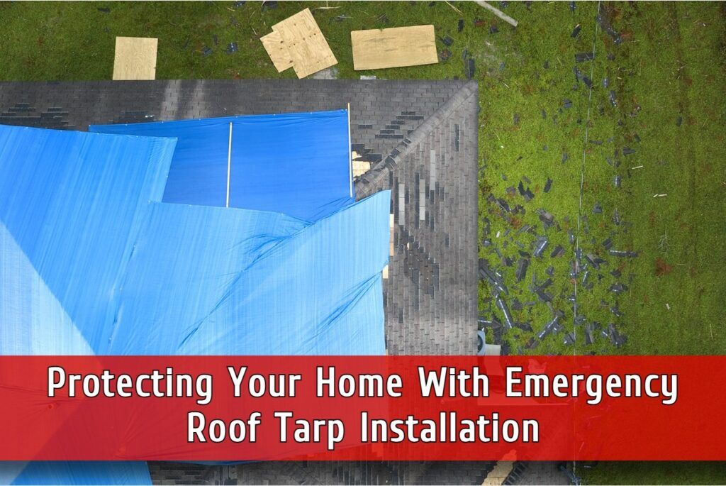 Protecting your home with emergency roof tarp installation following a storm in Savannah GA