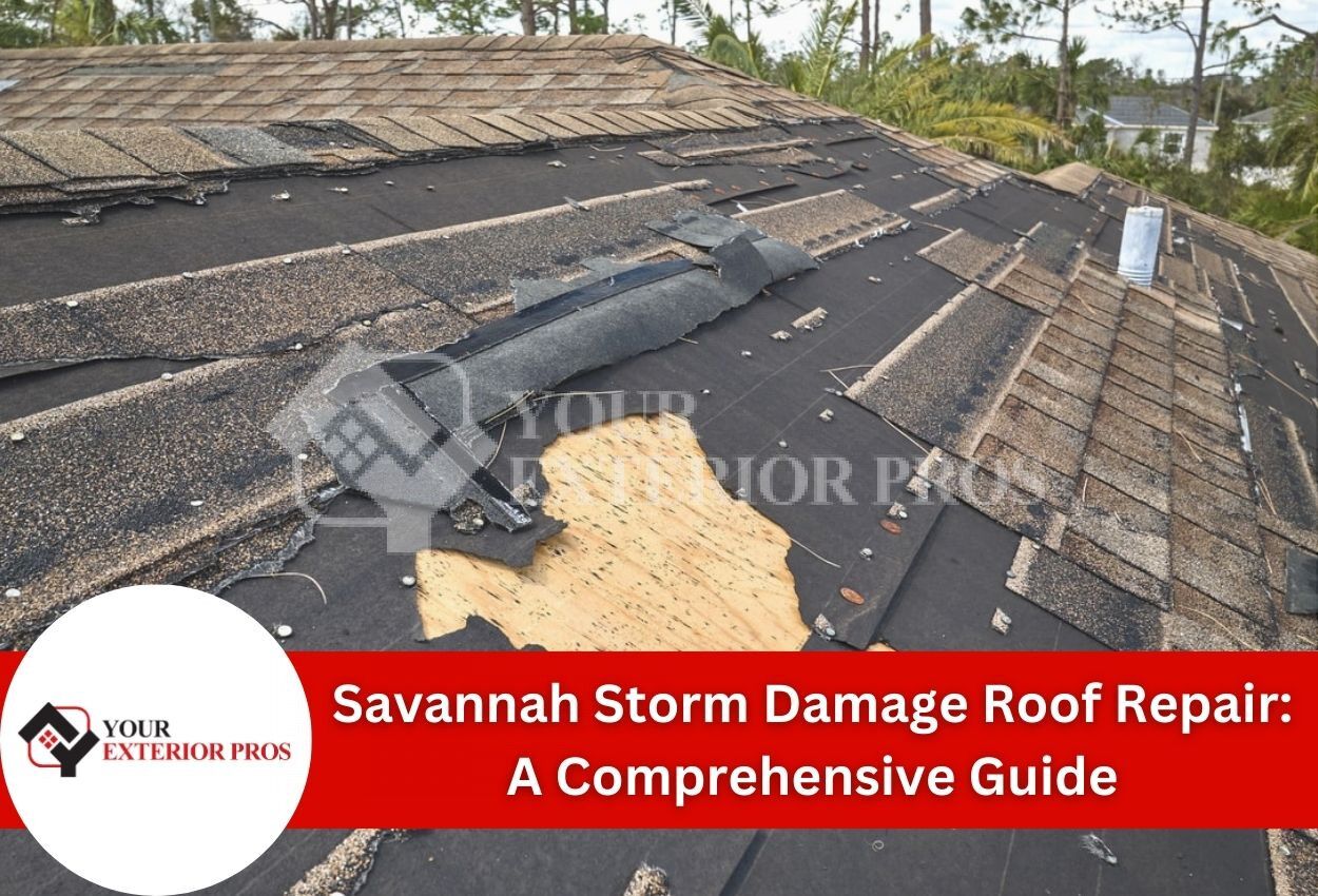 Savannah Storm Damage Roof Repair