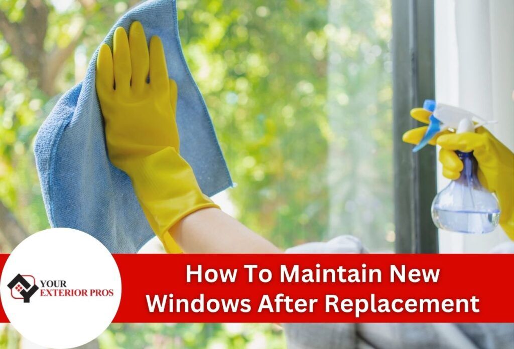 How To Maintain New Windows After Replacement