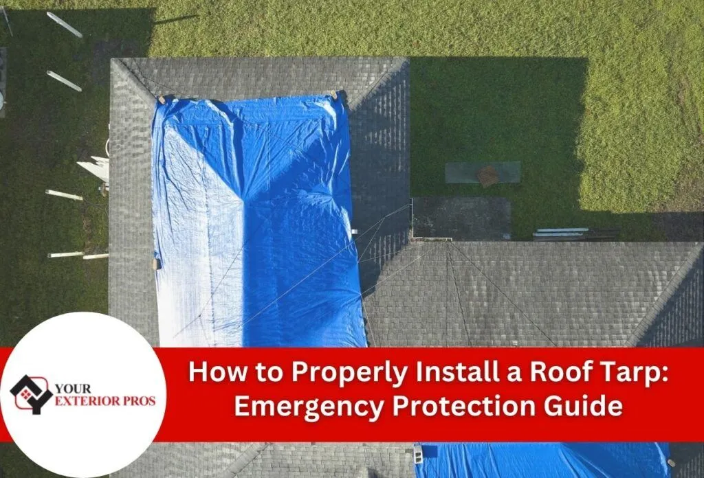 How to Properly Install a Roof Tarp: Emergency Protection Guide