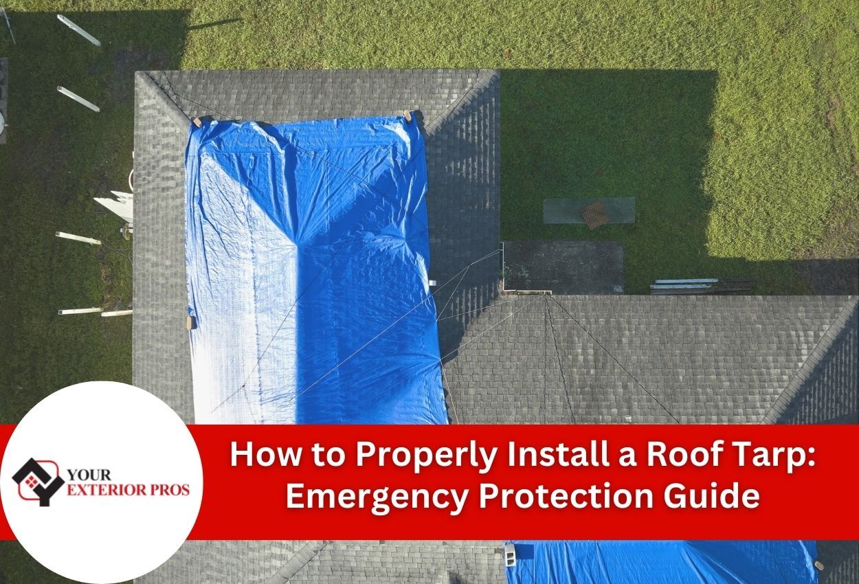 How to Properly Install a Roof Tarp: Emergency Protection Guide