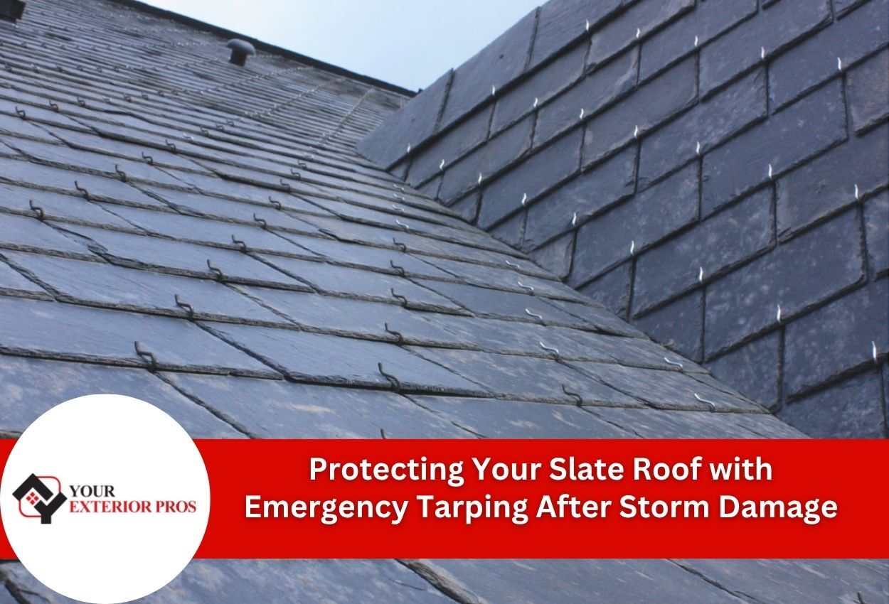 Protecting Your Slate Roof with Emergency Tarping After Storm Damage