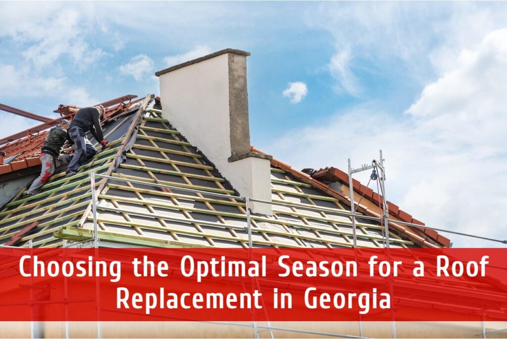 Residential roof replacement in Georgia