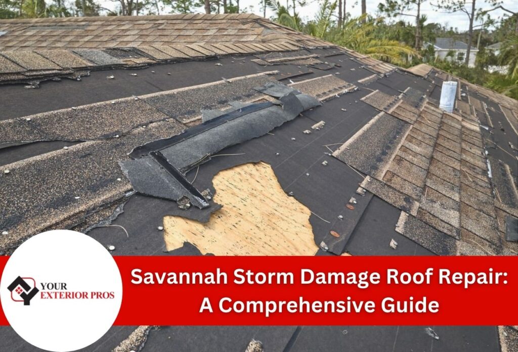 Savannah Storm Damage Roof Repair