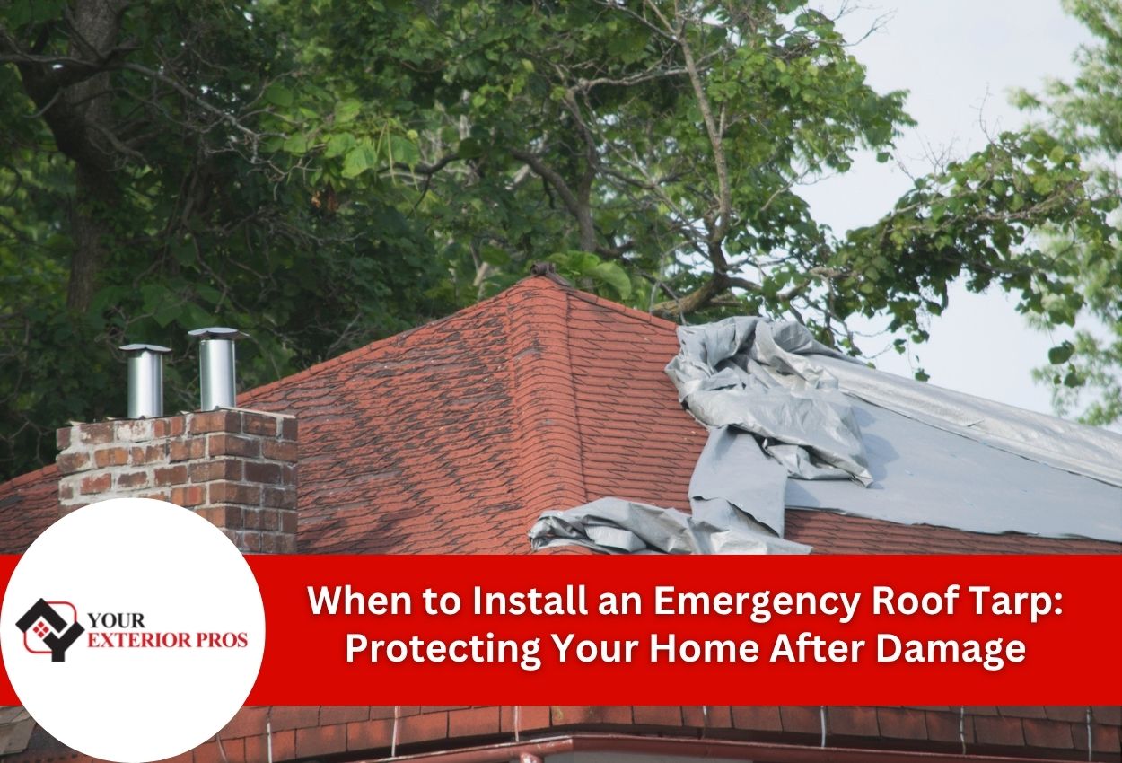 When to Install an Emergency Roof Tarp: Protecting Your Home After Damage