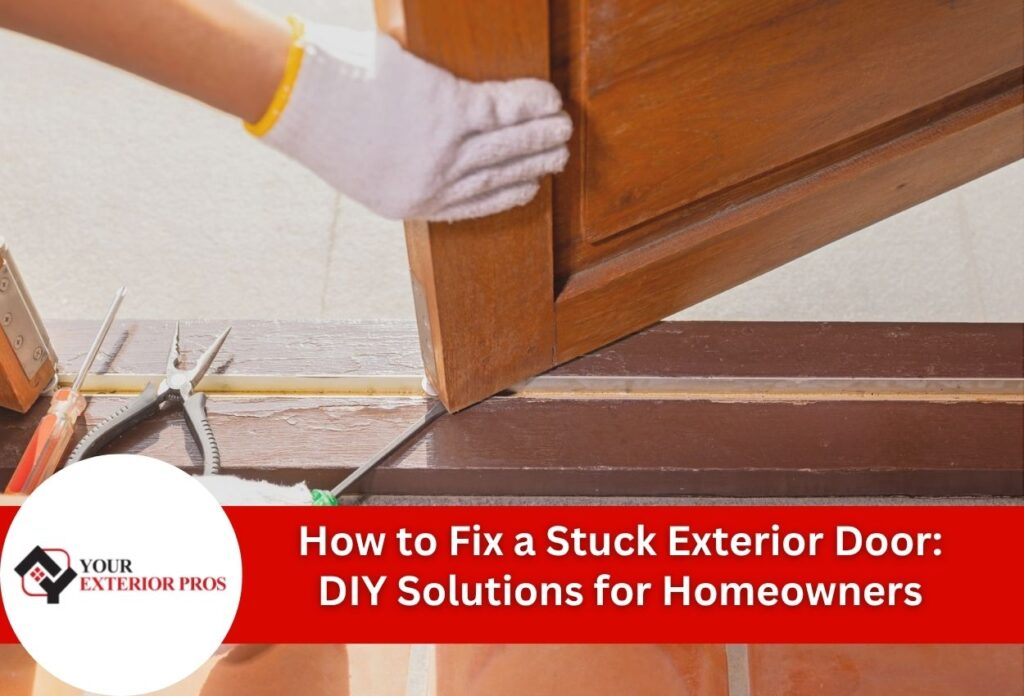 How to Fix a Stuck Exterior Door