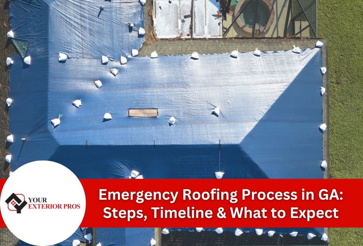 Emergency Roofing Process in GA Steps, Timeline & What to Expect
